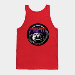 Wrecking Crew Logo Circle - Black Background Tank Top